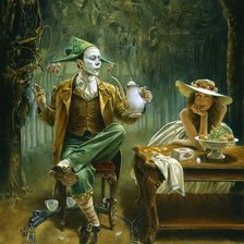 Схема вышивки «Чай для одного»