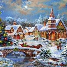 Схема вышивки «Téli tá»