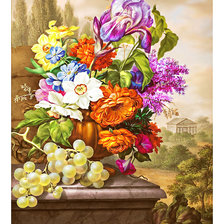 Схема вышивки «Серия "Натюрморты".»