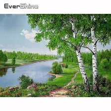 Схема вышивки «краса-березонька»