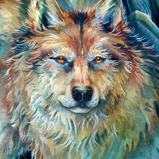 Схема вышивки «Lobo.»