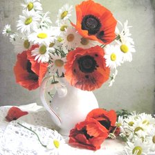 Схема вышивки «Цветы»