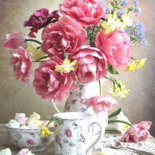 Схема вышивки «Цветы»