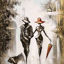 Схема вышивки «пара»