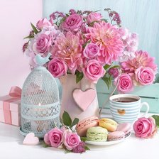 Схема вышивки «Цветы»