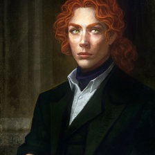 Схема вышивки «Рыжий мужчина с компасом»