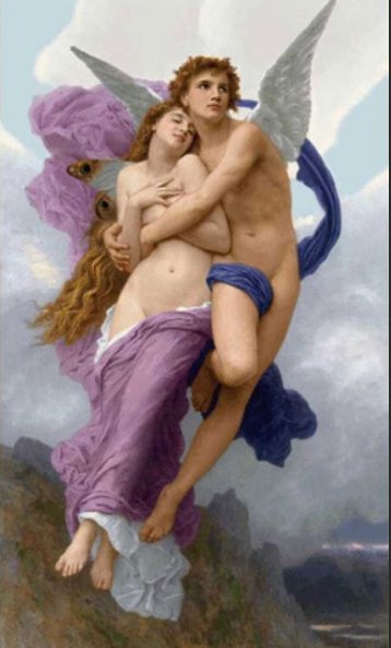 амур и психея - 3741 кнк - оригинал