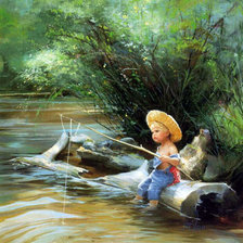 Схема вышивки «рыбачок»