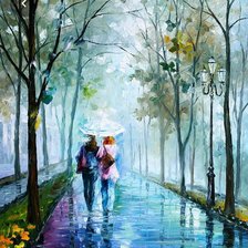 Схема вышивки «Аллея»