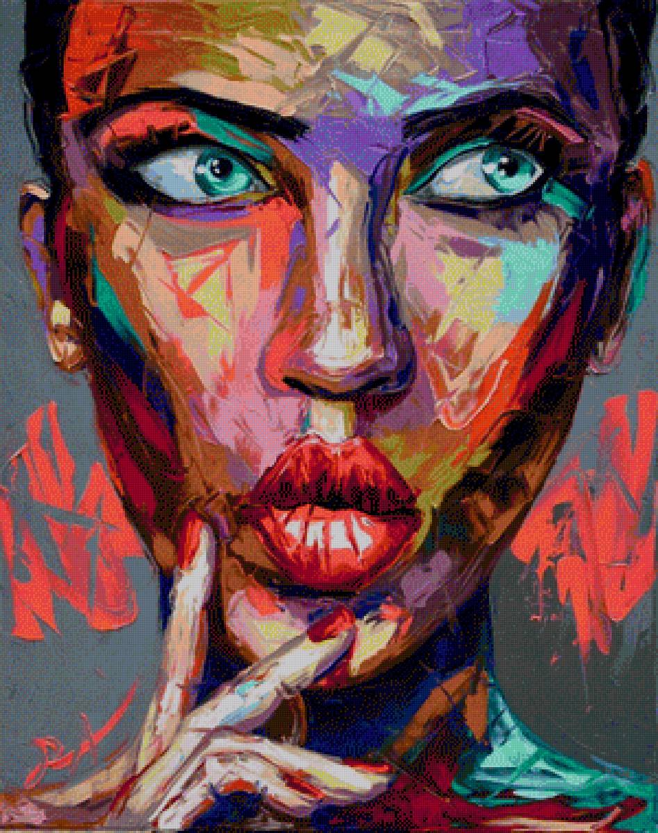 Девушка - девушка, картина, образ, женщина, лицо - предпросмотр