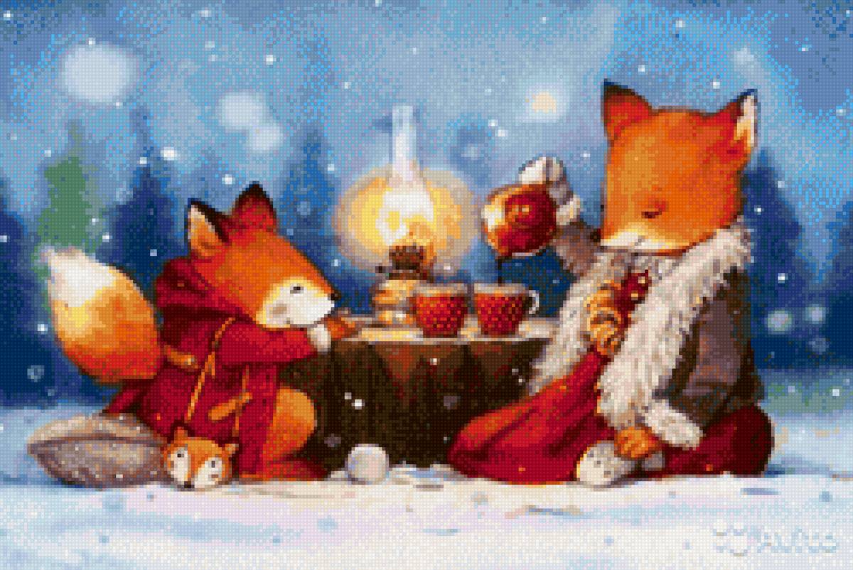 Зимушка - животные - предпросмотр