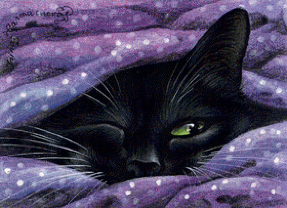 Коты И. Гармашовой - кот, картина - предпросмотр