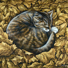 Схема вышивки «Коты И. Гармашовой»