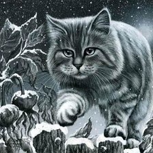 Схема вышивки «Коты И. Гармашовой»