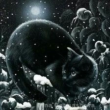 Схема вышивки «Коты И. Гармашовой»