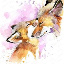 Схема вышивки «Лиса»