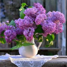 Схема вышивки «сирень»