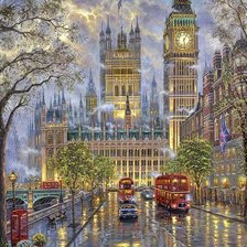 Схема вышивки «Лондон»