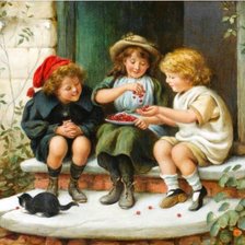 Схема вышивки «на крылечке»