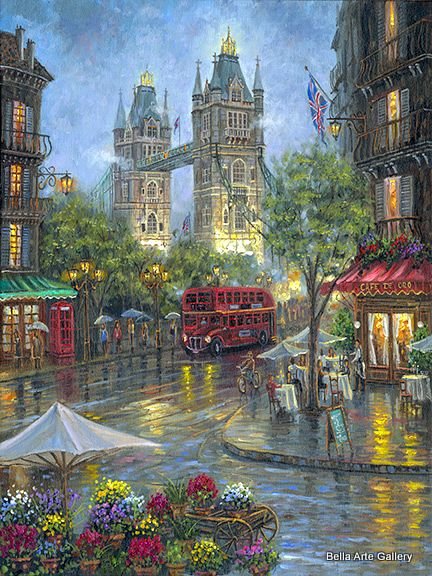 Улица Лондона - здания, город, улица, лондон - оригинал