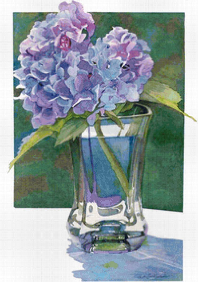 гортензия - натюрморт, цветы, гортензия - предпросмотр