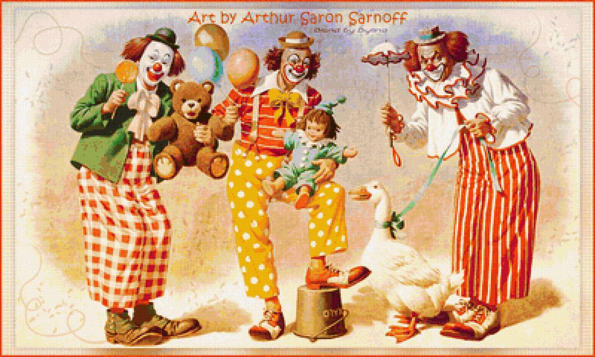 клоуны - предпросмотр