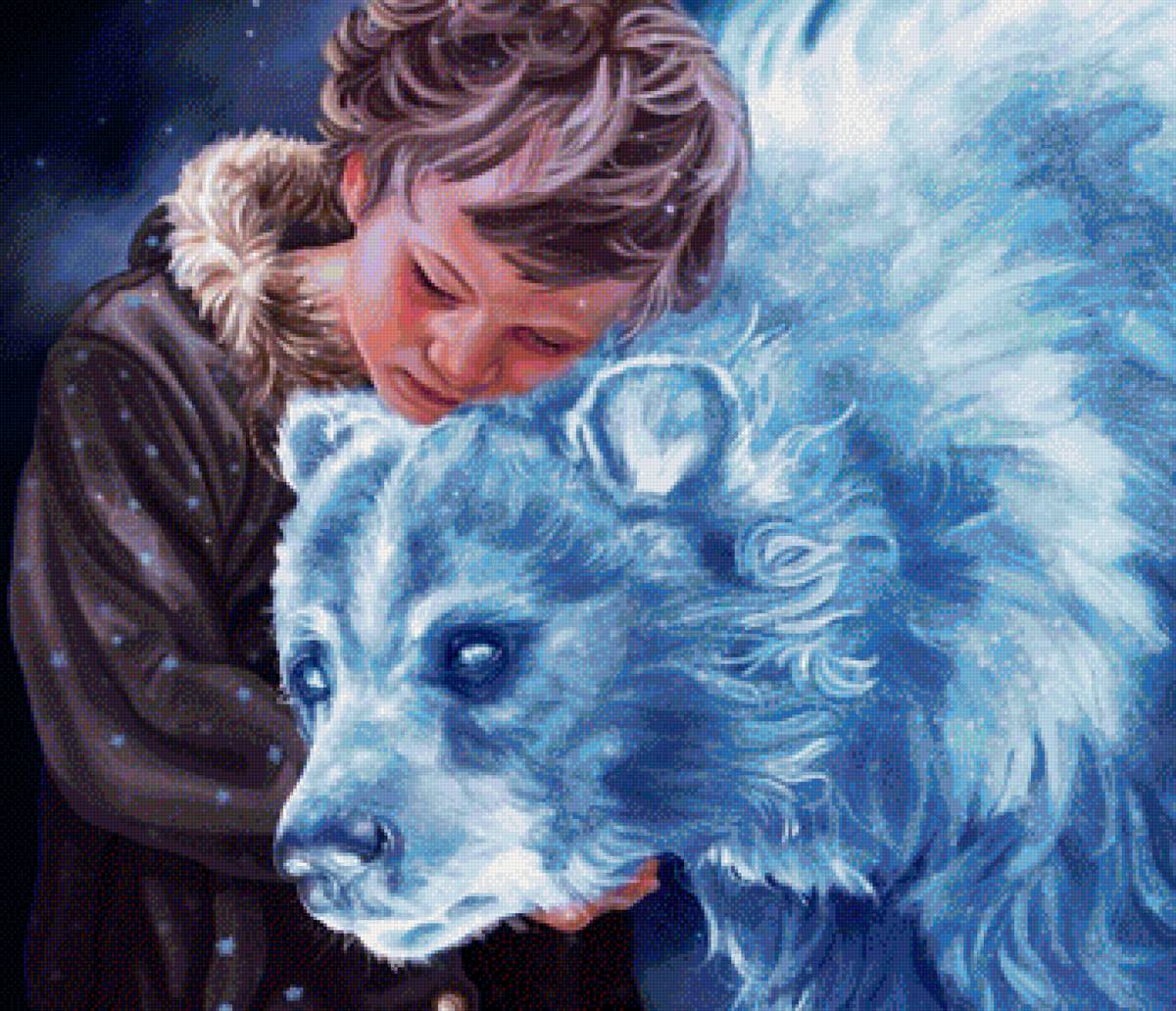 Звездный друг - ребенок, дружба, медведь, созвездие - предпросмотр