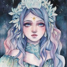 Схема вышивки «В свете звёзд»