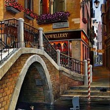 Схема вышивки «Мост»