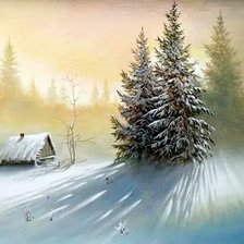 Схема вышивки «Юрий Корников Зима»