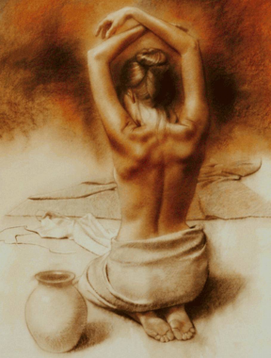 №2230538 - рисунок, девушка, портрет, монохром, женщина - предпросмотр