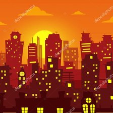 Ночной город. Для вязания в технике интарсия