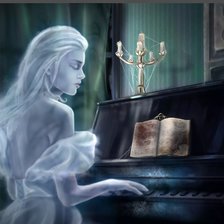 Схема вышивки «Призрак старого дома»