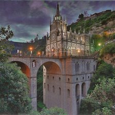 Схема вышивки «замок»