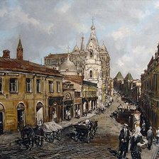 Схема вышивки «старая москва»