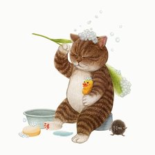 Схема вышивки «Водные процедуры»