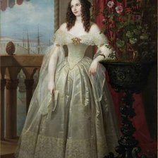 Схема вышивки «Парадный портрет»