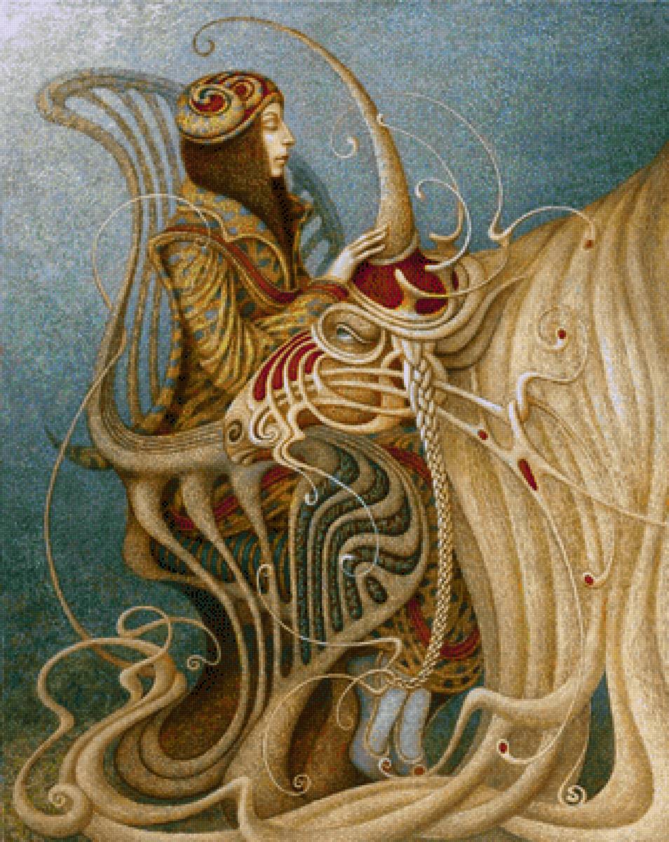 сон единорога - картина - предпросмотр