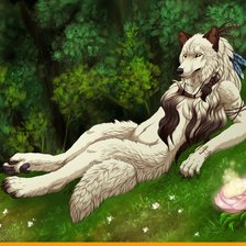 Схема вышивки «Арт животные»