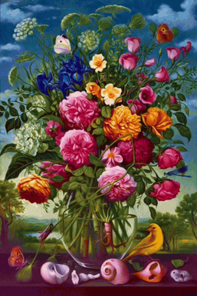 Boque de flores. - flores.natureza. - предпросмотр