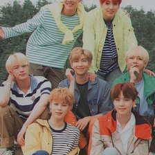 Схема вышивки «BTS Group»