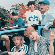 Схема вышивки «BTS Group»