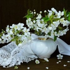 Схема вышивки «Вишневый цвет»