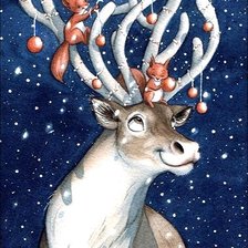 Схема вышивки «Сказочного Нового Года!»