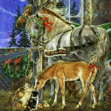 Схема вышивки «Новогодние мотивы»