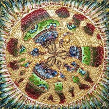 Схема вышивки «Мандала любви (гамма)»