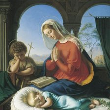 Схема вышивки «Мать и дитя 4»