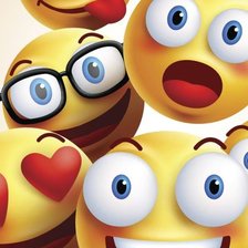 Схема вышивки «emoticonos»