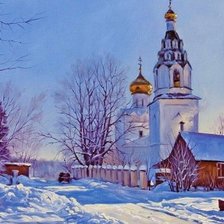 Схема вышивки «Зимушка-зима»