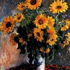 Схема вышивки «Подсолнухи Моне»